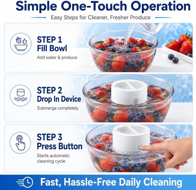 PuriBreeze Produce Cleaner